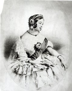 Drottning Victoria (1819-1901) av English School