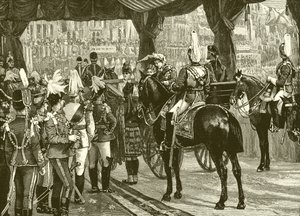 Queen Victoria, Jubilee, Westminster Abbey, tränare, hästar av English School
