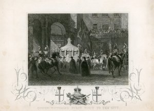 Drottning Victorias första besök i City of London, 9 november 1837 av English School