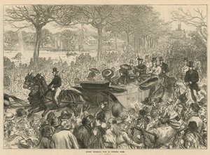 Drottning Victorias besök i Victoria Park av English School