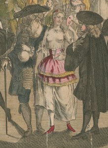 Ranelagh trädgårdar. Maskerad för den venetianska ambassadören, 1749 av English School