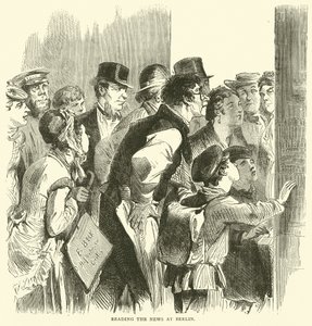 Läste nyheterna i Berlin, november 1870 av English School
