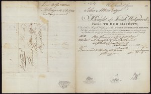 Kvitto utfärdat av Josiah Wedgwood av English School