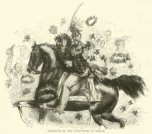 Erövrarnas mottagande i Berlin, april 1871 av English School