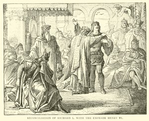 Richard I:s försoning med kejsaren Henrik VI av English School