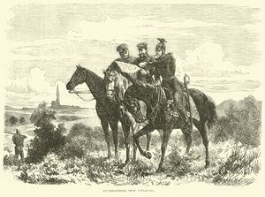 Rekognoscering nära Strasburg, september 1870 av English School