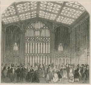 Refreshment Room, Frihandelsbasar, Covent Garden Theatre, London av English School
