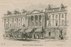 Regent Street, London, västra sidan av English School