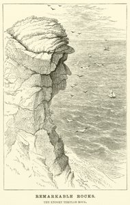 Remarkable Rocks, Knight Templar Rock (gravyr) av English School