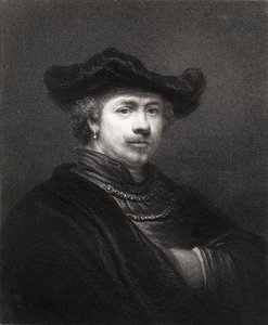 Rembrandt Harmens van Rijn (1606-69) från "The Gallery of Portraits", publicerad 1833
