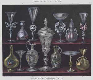 Renässans, 1500- och 1600-tal, tyskt och venetianskt glas av English School