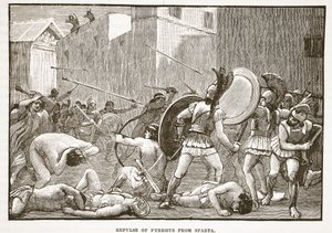 Avvisning av Pyrrhus från Sparta av English School