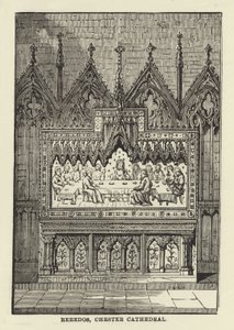Reredos, Chester Cathedral av English School