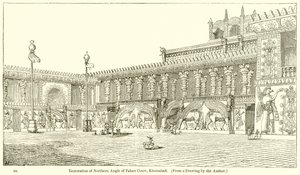 Restaurering av Northern Angle of Palace Court, Khorsabad av English School