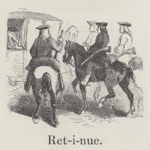 Retinue (gravyr) av English School