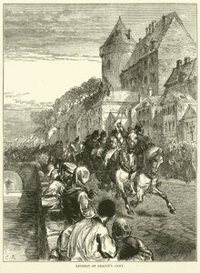 Chanzys armés reträtt, januari 1871 av English School