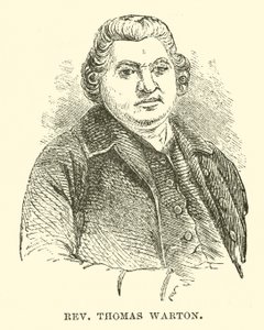 Rev Thomas Warton (gravyr) av English School