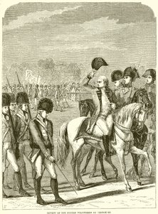 Recension av de brittiska volontärerna av George III av English School