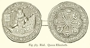 Rial. drottning Elizabeth av English School
