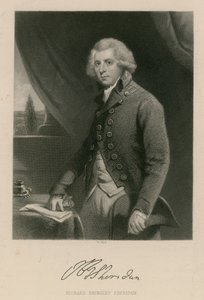 Richard Brinsley Sheridan, dramatiker, poet och teaterchef av English School
