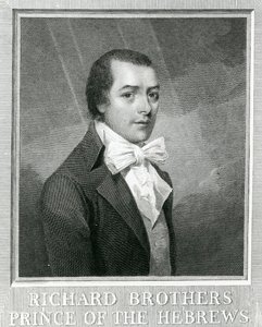 Richard Brothers (1757-1824) (gravyr) av English School