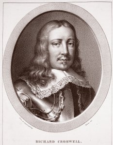 Richard Cromwell, tillskriven Maurin, graverad av de Langlume av English School