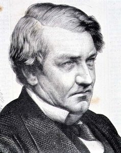 Richard Southwell Bourke, 6:e jarl av Mayo (1822-1872) (gravyr) av English School