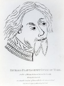 Richard av York, 3:e hertig av York, publicerad 1792 (gravyr) av English School