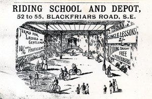Ridskola och depå, Blackfriars Road av English School