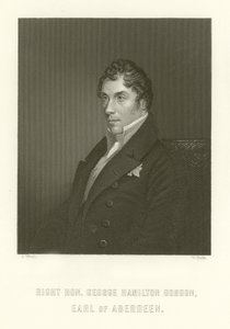 Höger Hon George Hamilton Gordon, Earl of Aberdeen av English School
