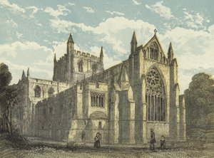Ripon katedral, sydöstra vy av English School