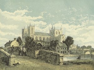 Ripon katedral, sydväst utsikt av English School