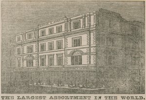 Rippon och Burtons lager, 39 Oxford Street av English School