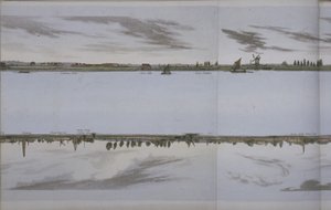 River Thames Panorama, ca 1829 (akvatint) av English School