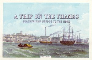 Themsen: Woolwich (färgad gravyr) av English School