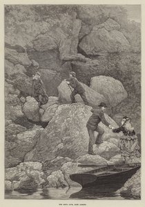 Rob Roys grotta, Loch Lomond (gravyr) av English School