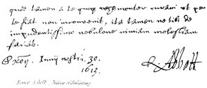 Robert Abbott, (biskop av Salisbury) av English School