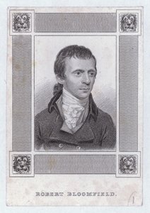 Robert Bloomfield, engelsk poet (gravyr) av English School