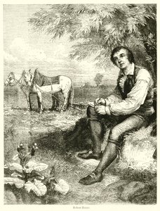 Robert Burns (gravyr) av English School