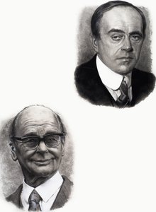 Robert Falcon Scott och Peter Scott av English School