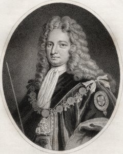 Robert Harley, graverad av Maddox, illustration från 