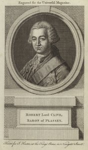 Robert Lord Clive, baron av Plassey av English School