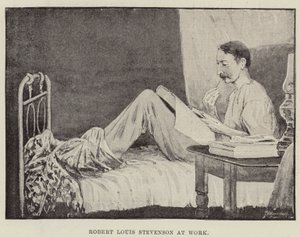 Robert Louis Stevenson på jobbet av English School