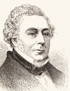 Robert Stephenson, från The National and Domestic History of England av William Hickman Smith Aubrey (1858-1916) publicerad London, ca 1890 av English School