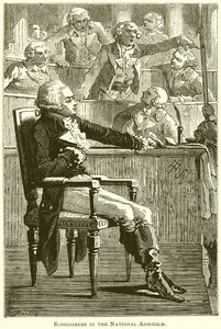 Robespierre i nationalförsamlingen av English School