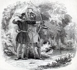 Robin Hood och Little John av English School