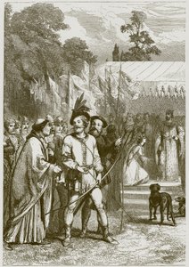 Robin Hood och drottning Katherine av English School