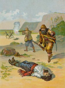 Robinson Crusoe släpper fången av English School