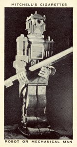 Robot eller mekanisk man (litho) av English School