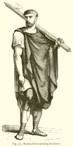 Roman Lictor som bär faserna av English School